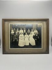 Antique 1914 Framed Family Photo picture