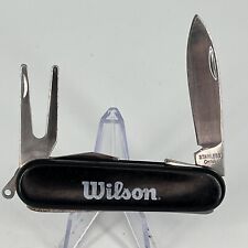 Vintage WILSON ULTRA GOLFER'S POCKET KNIFE Multi Tool Black picture