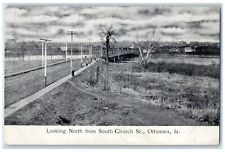 c1905's From South Church St. Railway Dirt Road Bridge Ottumwa Iowa Postcard picture