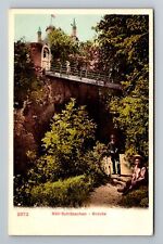 Sali Schlosschen Brucke Germany Vintage Souvenir Postcard picture