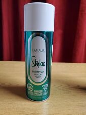 Vintage Lamaur Stylac Hair Spray 12 oz green metal can 1999. NOS. Multiple can picture