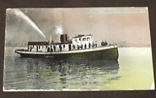 1911 Fire Boat John Farley Cleveland Ohio Postcard  picture