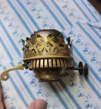 Antique Vintage Brass Duplex #3 Oil Lamp Burner For Parts AS-IS picture