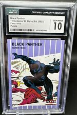 2023 Fleer Throwbacks '89 Marvel Edition Purple 2/5 Black Panther #11 CGC 10 picture