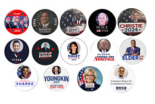 Republican Presidential Candidates 2024 buttons Collector's Set (2.25