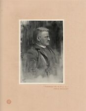 ROBERT DEMACHY, Portrait Original 1903 Tipped-in Halftone Plate French Pictorial picture