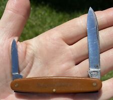 Old Vintage Wilhelm Wagner Pocket Knife Advertising Zugspitze Mountain Germany picture