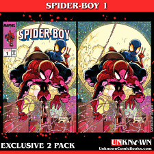 [2 PACK] SPIDER-BOY #1 UNKNOWN COMICS KAARE ANDREWS EXCLUSIVE VAR (11/01/2023) picture