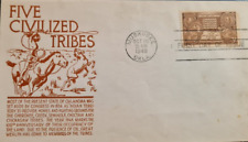 US STAMPS - 1948 -  FIVE CIVILIZED TRIBES - FIRST DAY COVER picture