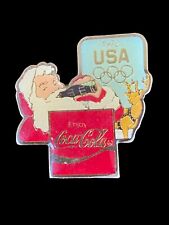 Coca-Cola 1972 Olympic USA Santa Pin picture