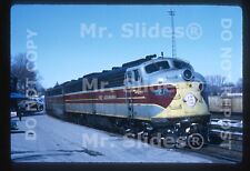 Original Slide EL Erie Lackawanna E8A 821 & E8A on D&H Psgr Train In 1971 picture