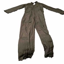 USAF USN Coveralls, Flyers, CWU-27/P, Sage Green Flight Suit, 40L,New Never Worn picture
