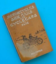 Original 1918 Motorcycle Manual Book Victor Page Indian Harley Yale Excelsior picture