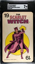 1978 Milton Bradley Marvel Super-Heroes Scarlet Witch Wanda SGC 7 Pop 1 picture