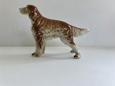 Vintage Porcelain English Setter Dog Figurine 7” Long picture