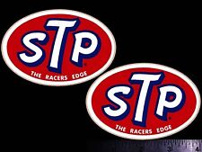 STP Racers Edge - Set of 2 Original Vintage Racing Decals/Stickers Richard Petty picture