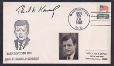 Edward M. Kennedy (1932-2009), US Senator from Massachusetts, autograph on cover picture