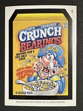 2024 Topps Wacky Packages All-New Series #1 CRUNCH BEARINGS sticker Puzzle picture