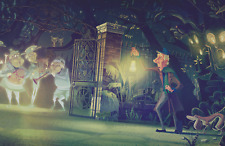 Haunted Mansion Graveyard Band Caretaker Dog Scene Disneyland Disney World Print picture