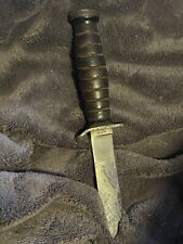 WW ll US IMPERIAL CO. COMBAT FIGHTING KNIFE COMPLETE & ORIGINAL picture