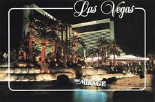  Postcard The Mirage Hotel and Casino Las Vegas Nevada Evening Waterfalls picture