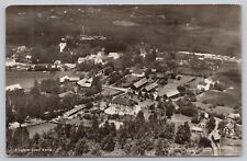 Vena Sweden, Aerial View of the Town RARE, Vintage RPPC Real Photo Postcard picture