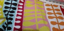 Vtg IKEA 1990s 00s Hedda cotton mid century design Abstract Curtain 54 x 54  picture