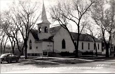 Real Photo Postcard Scandia Lutheran Church in Centerville, South Dakota~138295 picture