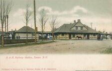 EXETER NH - B. & M. Railway Station Postcard - udb (pre 1908) picture
