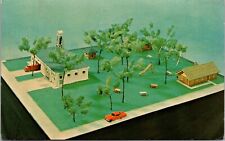Postcard Model View of the Town Park in Wakarusa, Indiana~1481 picture
