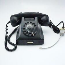 Vintage Bakelite Rotary Dial Phone Ruen Ericsson 1956 - Modern Telephone Plug picture
