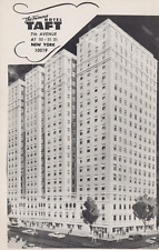 New Hotel Taft New York Radio City New York City Whiteborder Vintage Postcard picture