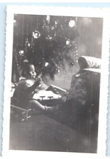 Vintage Photo 1944, Baby Boy 1st Christmas, Picturesque Perfect, 4.5x3.5 picture
