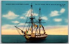 U.S.S. Niagara, Oliver Perry's Flagship, Battle of Lake Erie 1813, PA - Postcard picture