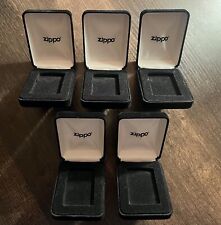 1 Empty Zippo Velour Boxes with Felt Pouch Fits the Regular Size Zippo LIghter picture