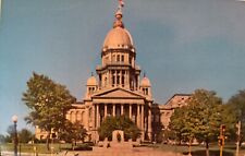 Springfield Illinois State Capitol IL Vintage Chrome Postcard  picture