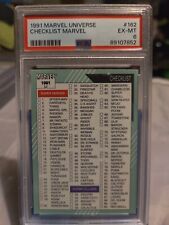 marvel cards graded lot picture