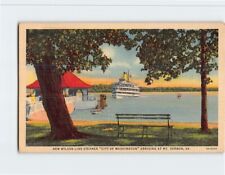Postcard New Wilson Line Steamer Arriving at Mt. Vernon Virginia USA picture