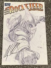 IDW Rocketeer Adventures #2 RI Sketch Variant Cover Alex Ross Signed COA NM/NM- picture