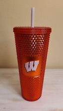 Starbucks University of Wisconsin Badgers Madison 24oz  Studded Tumbler Cup  picture