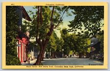 Columbia State Park, California, Mark Twain Bret Harte Trail, Vintage Postcard picture