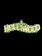Rare Collectors Vintage Christopher Radko Prototype HOLLYWOOD Glass Ornament picture