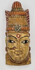 Vintage Hindu Indian Parvati Face Wall Plaque 3D Art - Made in India picture