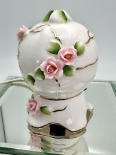 Beautiful 1930s Perfume-er & Night Light With Roses picture