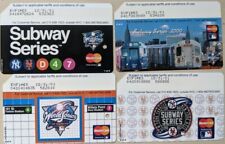 Very Rare 2000 Subway Series Metrocard 4 card set. Expired, Never released picture