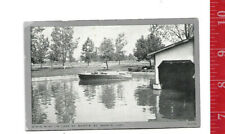 vintage 1948 post card state boat on Lake St. Mary's St. Mary's 's Ohio  picture