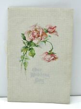 1919 Our Wedding Day Booklet Paper USA Abingdon Press Pamphlet Natick MA  picture
