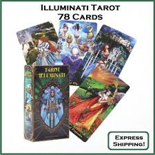 Illuminati Tarot Deck 78 Cards Oracle English Version Game Card New picture