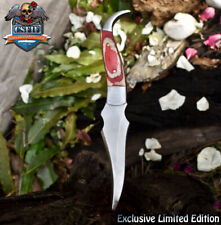 CSFIF Handmade Skinner Knife 440C Steel Hard Wood Steel Bolster Hunter Closeout picture