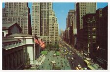 New York City, Fifth Avenue, Manhattan c1950's Public Library, business district picture
